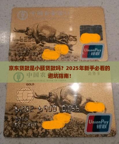 京东贷款是小额贷款吗