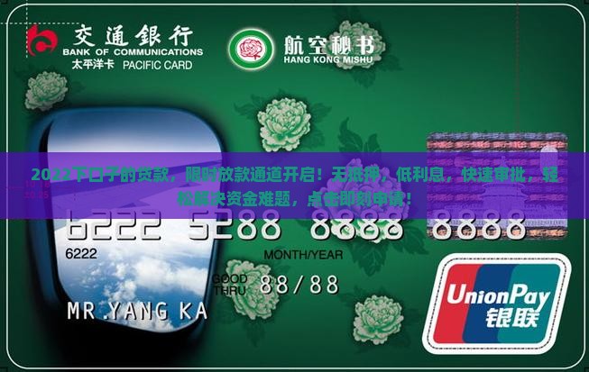 2022下口子的贷款