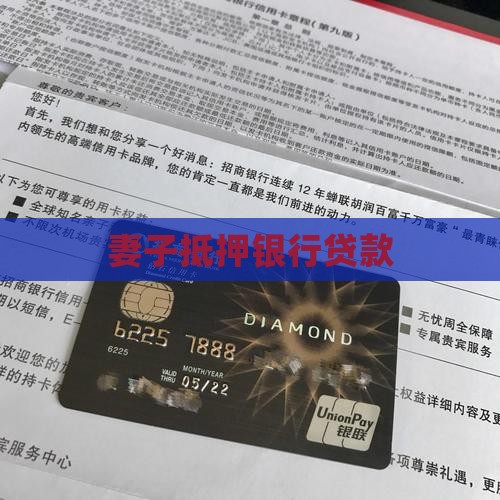 妻子在银行抵押贷款