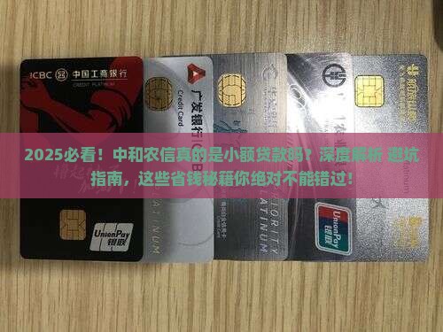 中和农信是小额贷款吗 中和农信是小额贷款吗