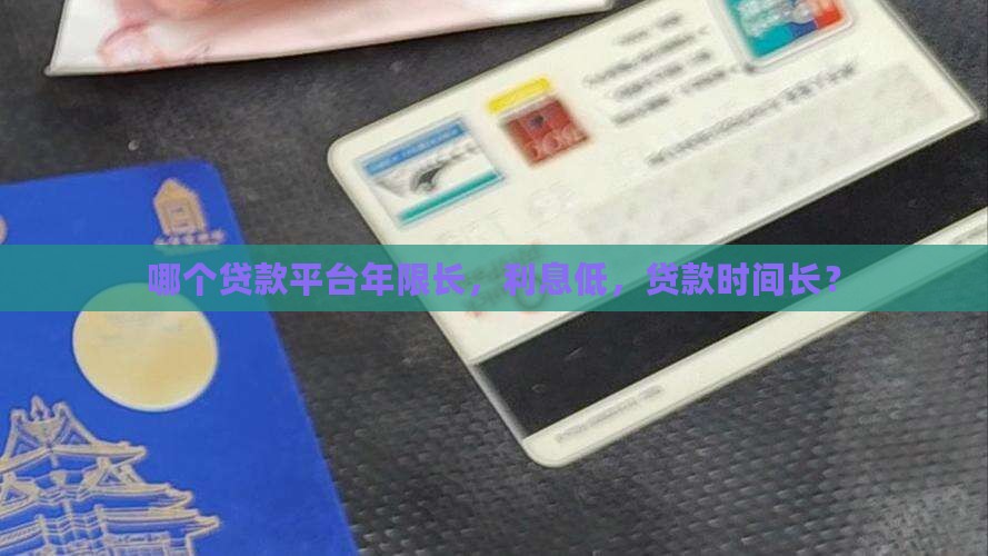 哪个贷款平台年限长
