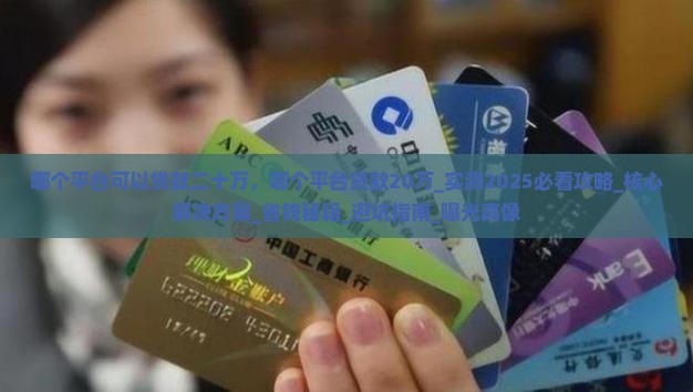哪个平台可以贷款二十万
