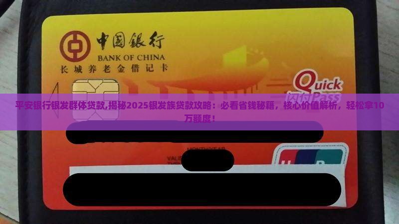 平安银行银发群体贷款