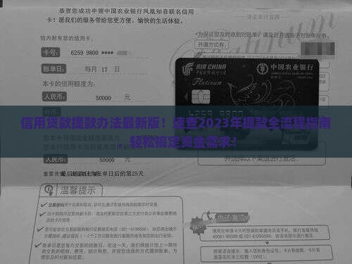 信用贷款提款办法最新版