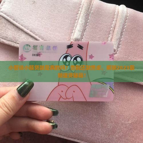 小智谈小额贷款是真的吗
