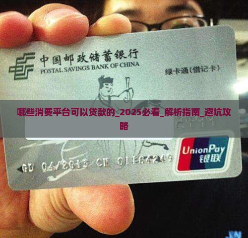 哪些消费平台可以贷款的 哪些消费平台可以贷款的