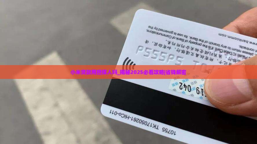 小米贷款用担保人吗