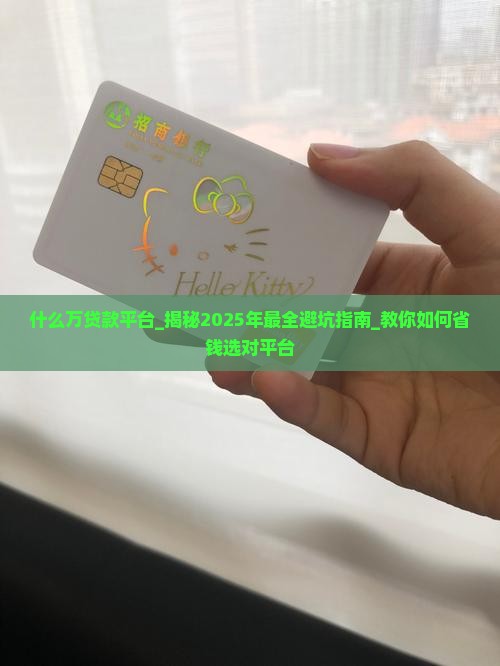 什么万贷款平台