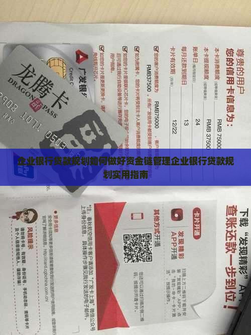 企业银行贷款规划