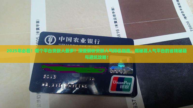 什么平台贷款人比较多啊