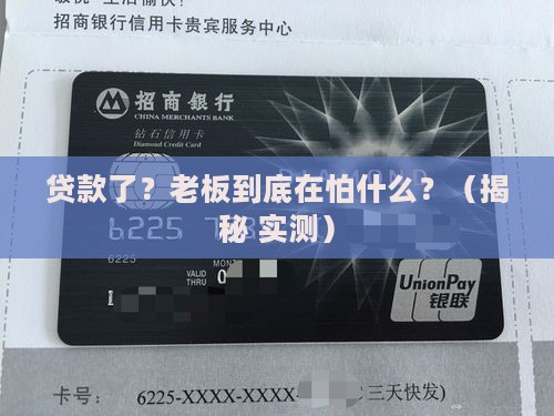 公司开始贷款了