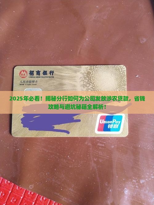 分行向公司发放涉农贷款