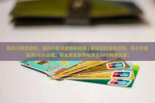 信托小额贷款吗