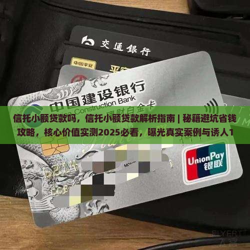 信托小额贷款吗
