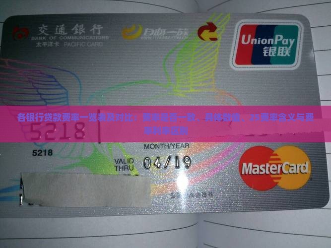 各银行贷款费率 各银行贷款费率