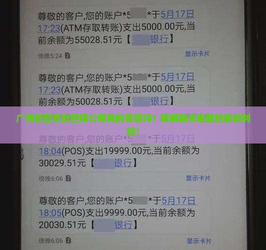 广州新型贷款担保公司