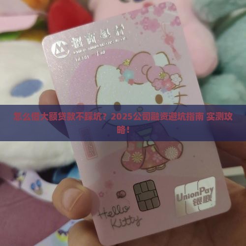 公司怎么做大额贷款