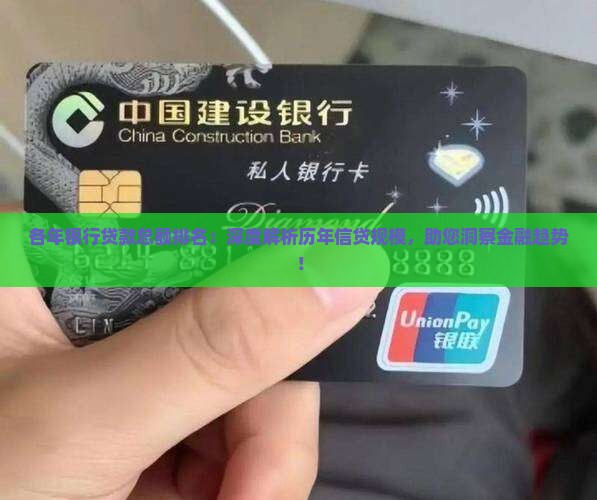 各年银行贷款总额排名