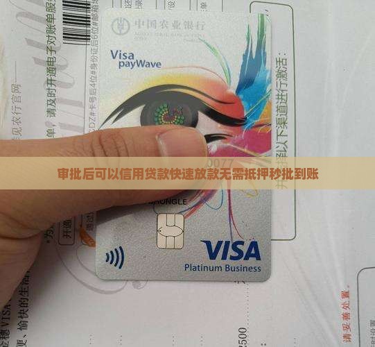 审批后可以信用贷款