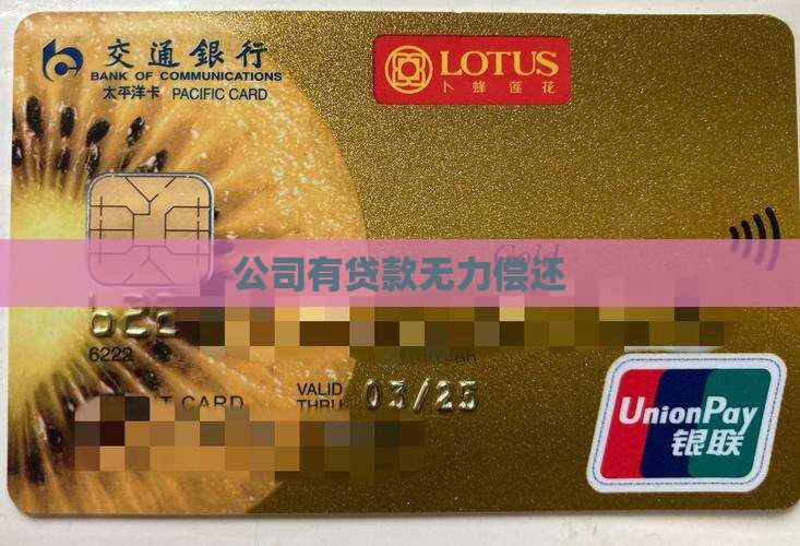 公司有贷款无力偿还