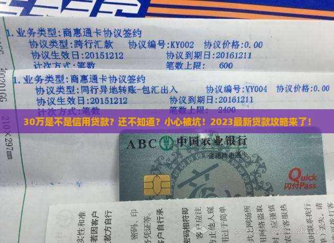 30万是不是信用贷款