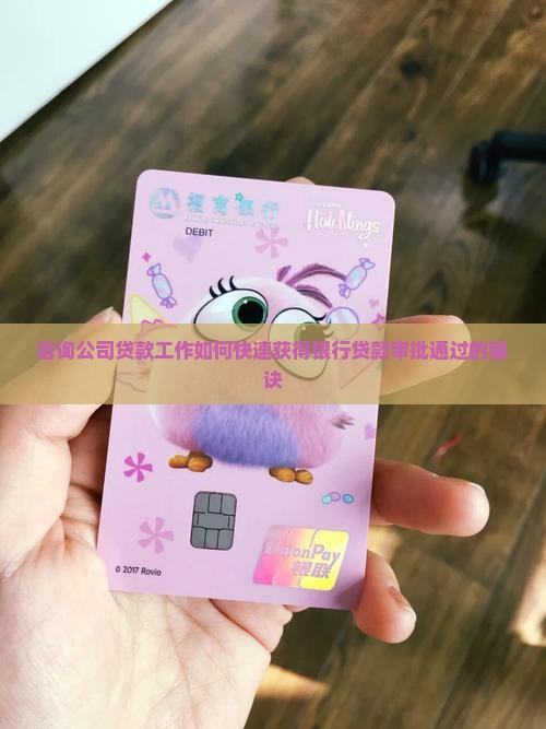 咨询公司贷款工作