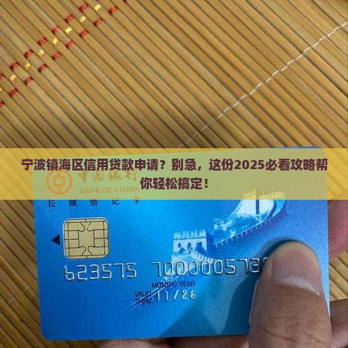 宁波镇海区信用贷款申请