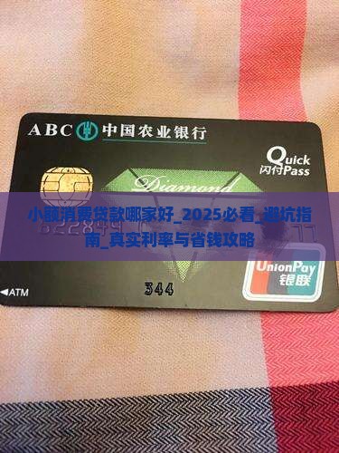 小额消费贷款哪家好