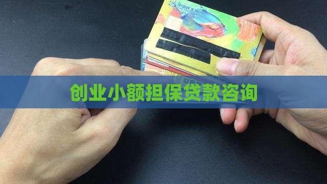创业小额贷款咨询