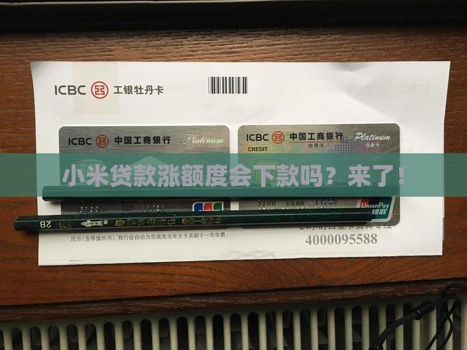 小米贷款涨额度会下款吗