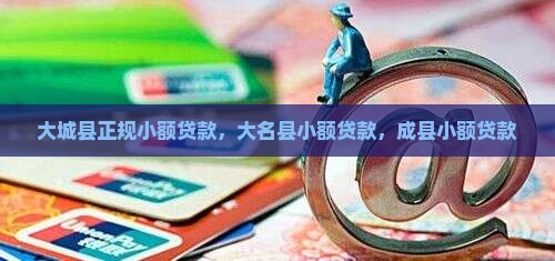 大城县正规小额贷款