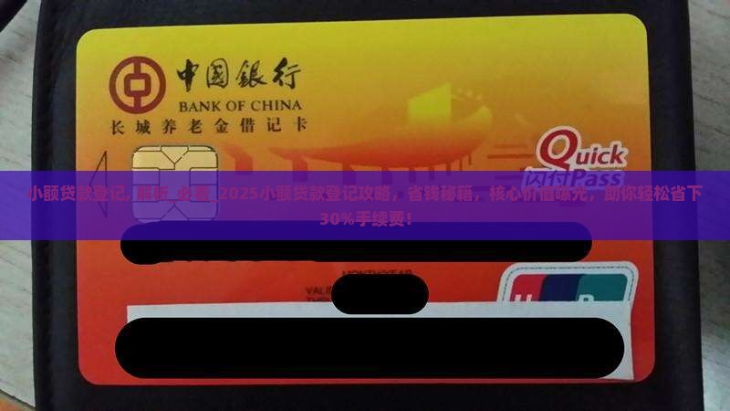 小额贷款登记