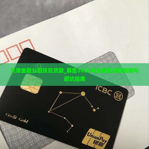 天津金融公司扶贫贷款