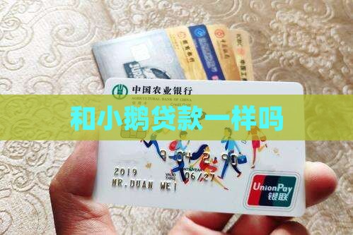 qq上的小鹅贷款和微粒贷一样吗