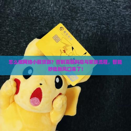 怎么做网络小额贷款