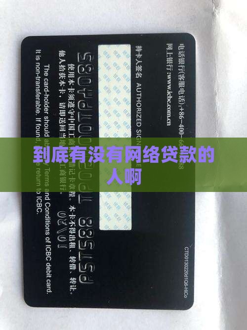 到底有没有网络贷款的人