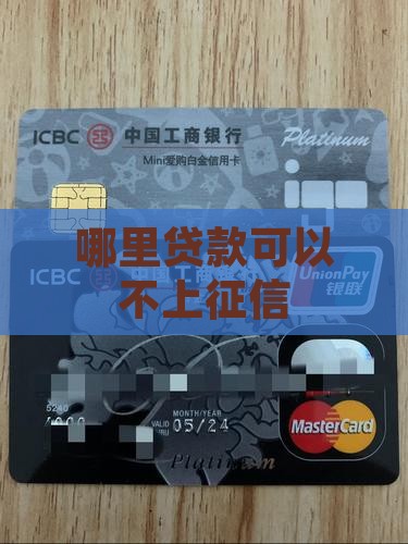 哪里贷款可以不上征信