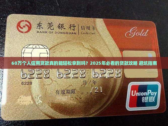 60万个人信用贷款