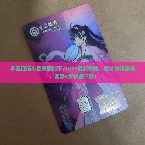 不查征信小额贷款比下