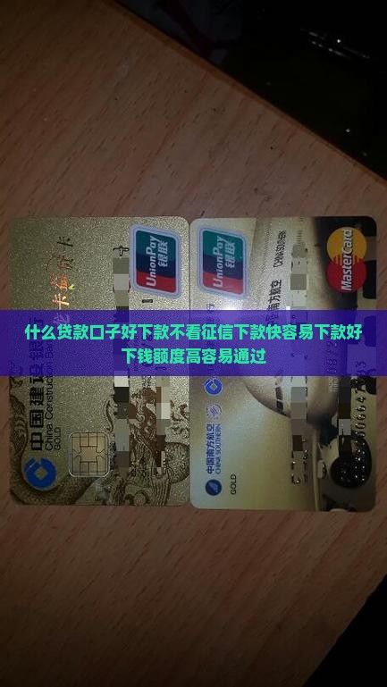 什么贷款口子好下款