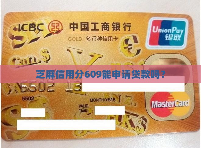 芝麻信用分609能贷款吗