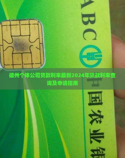 德州个体公司贷款利率