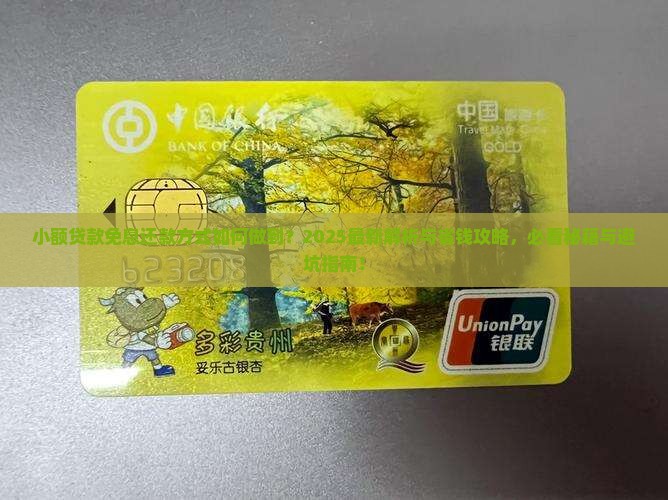 小额贷款如何免息还款方式
