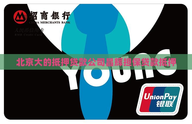 北京大的抵押贷款公司