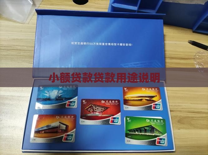 小额贷款用途怎么说