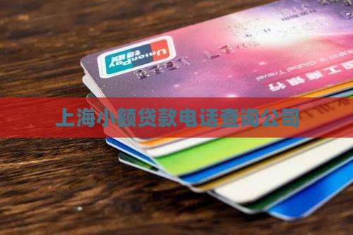 上海小额贷款电话查询公司