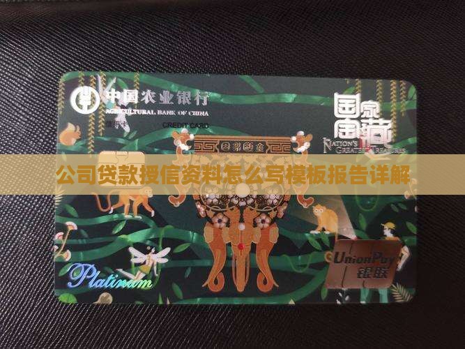 公司贷款授信资料怎么写模板报告详解
