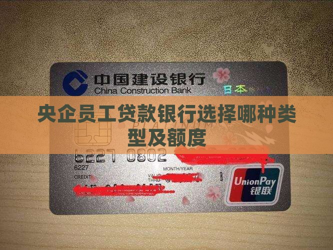 央企员工贷款银行选择哪种类型及额度