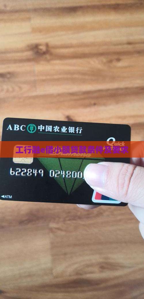 工行融e借小额贷款条件及要求