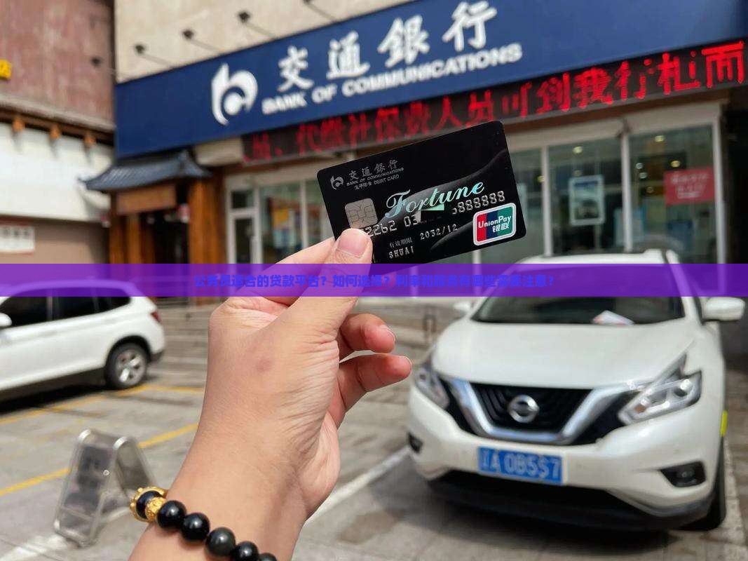 公务员适合的贷款平台？如何选择？利率和服务有哪些需要注意？